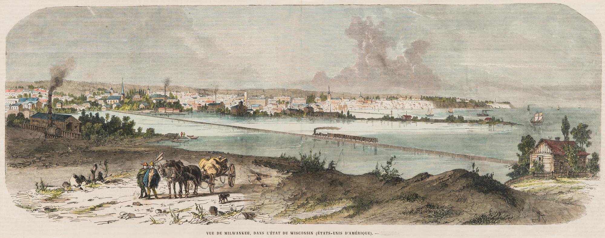 [MILWAUKEE]. A group of 6 prints, comprising: