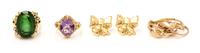 A Group of Yellow Gold Jewelry, 14.80 dwts.