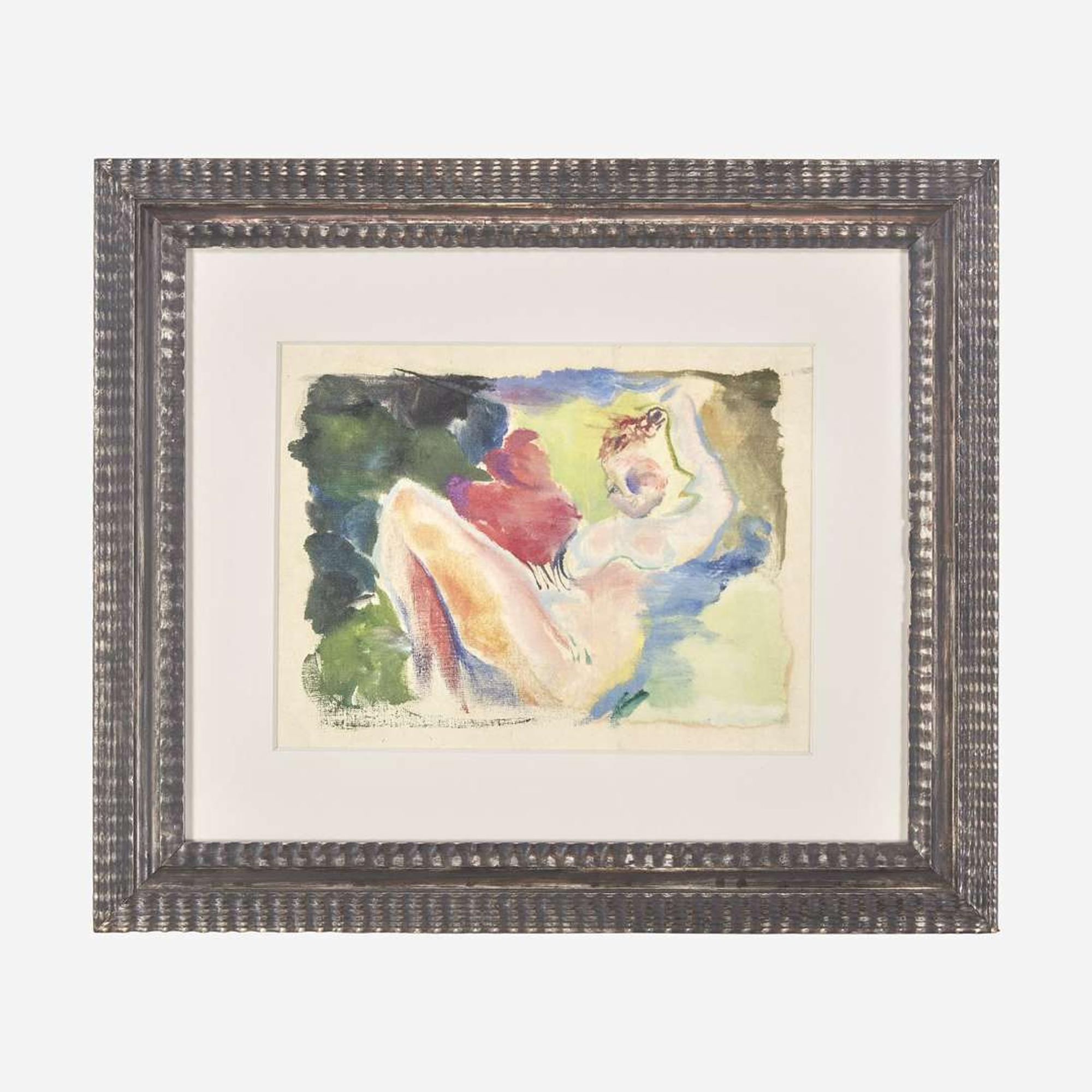 Arthur Beecher Carles (American, 1882-1952) Lounging Nude