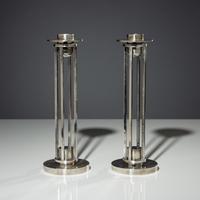 Pair of Skyscraper candlesticks for Swid Powell