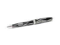 LOUIS CARTIER, BLACK LACQUER ROMAN NUMERALS LIMITED EDITION BALLPOINT PEN, 1656/1847