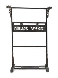 A Chinese Hardwood Clothing Stand, Yijia , Qing Dynasty — 清 硬木衣架