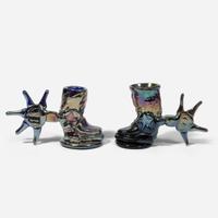 Terry Eaton (American, 1948-2009) Pair of Spur Cups, USA, 1973