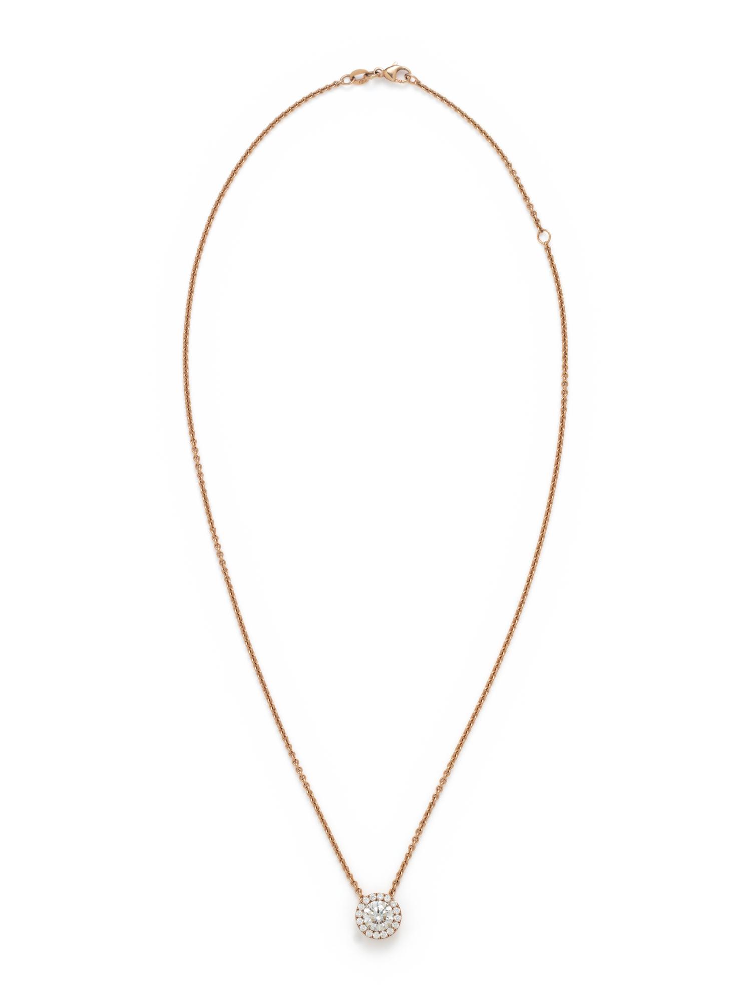 ROSE GOLD AND DIAMOND NECKLACE