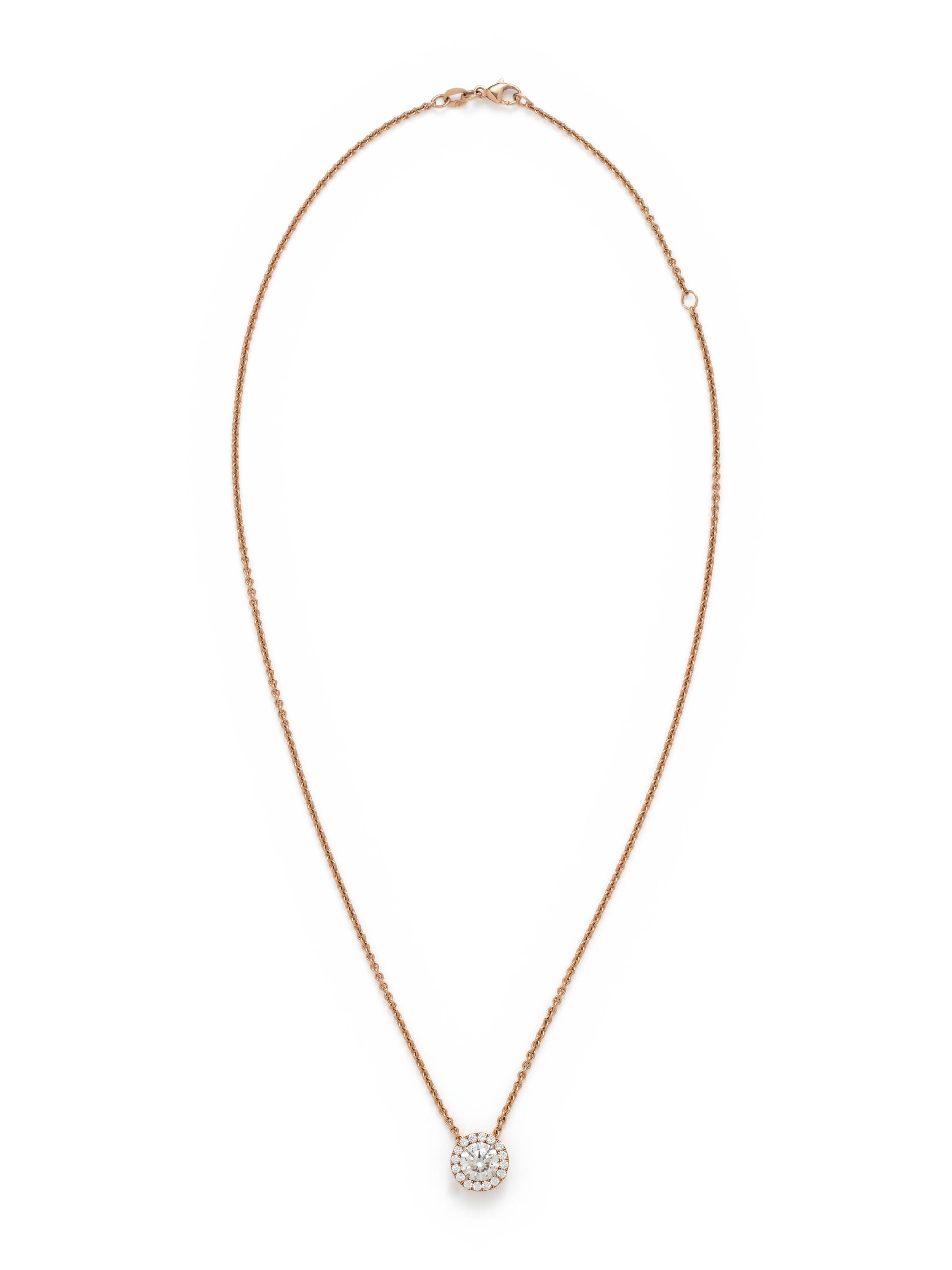 ROSE GOLD AND DIAMOND NECKLACE