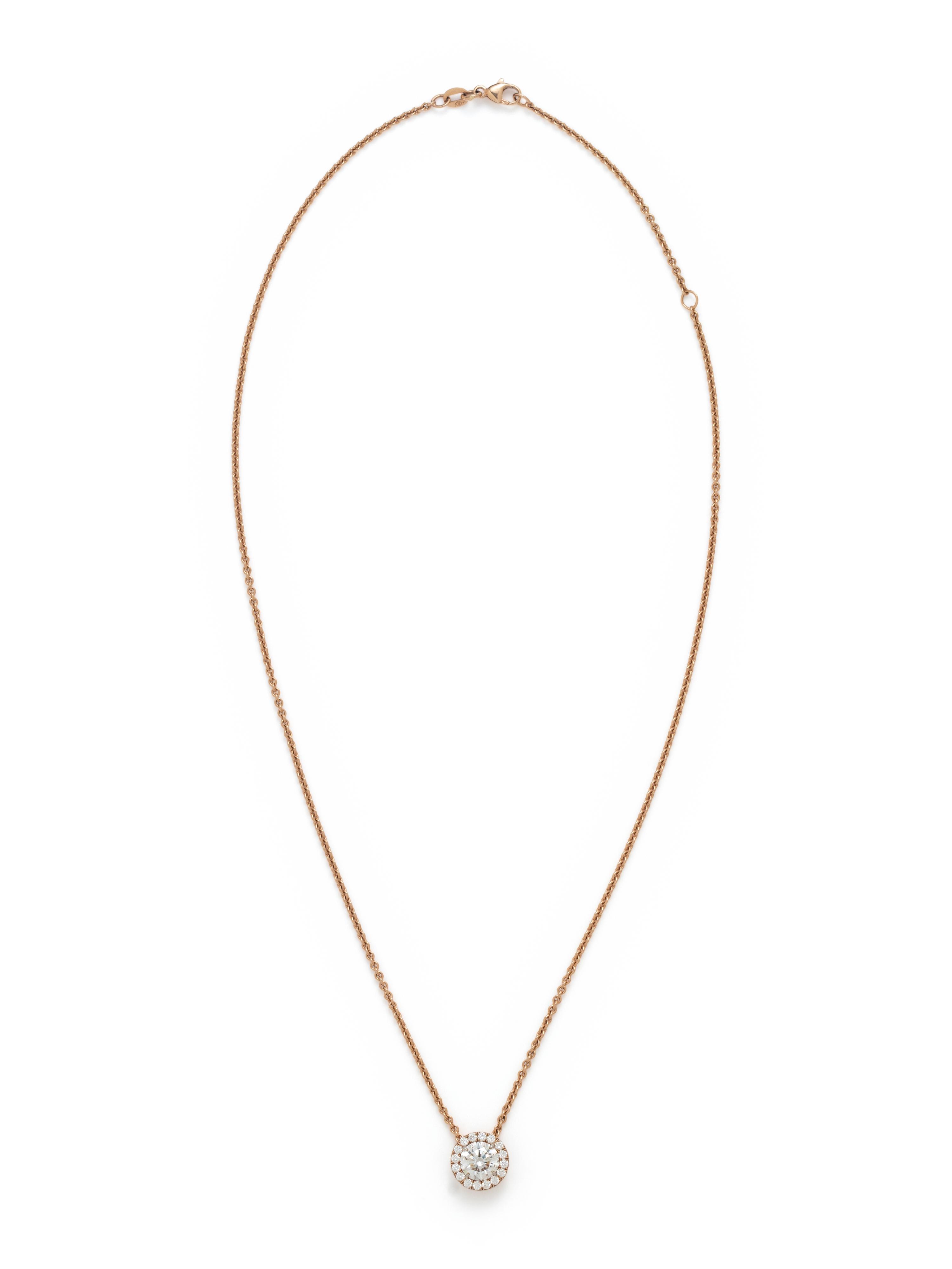 ROSE GOLD AND DIAMOND NECKLACE