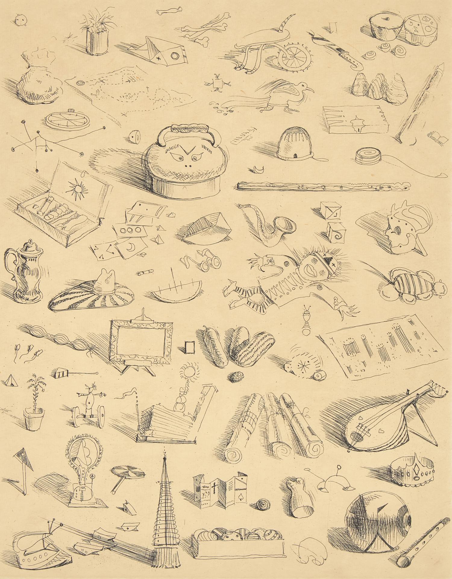 Wayne Thiebaud (American, 1920-2021) — Souvenirs Of Cities , 1999