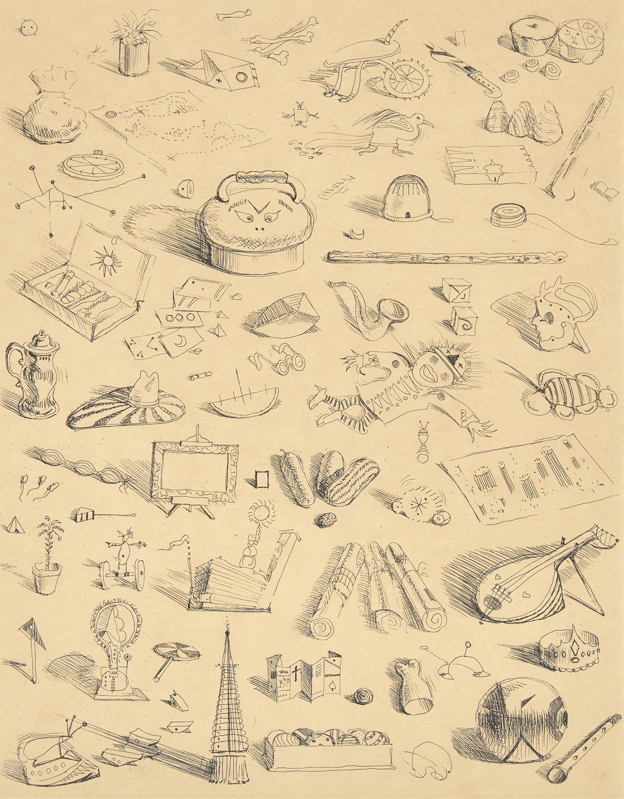 Wayne Thiebaud (American, 1920-2021) — Souvenirs Of Cities , 1999