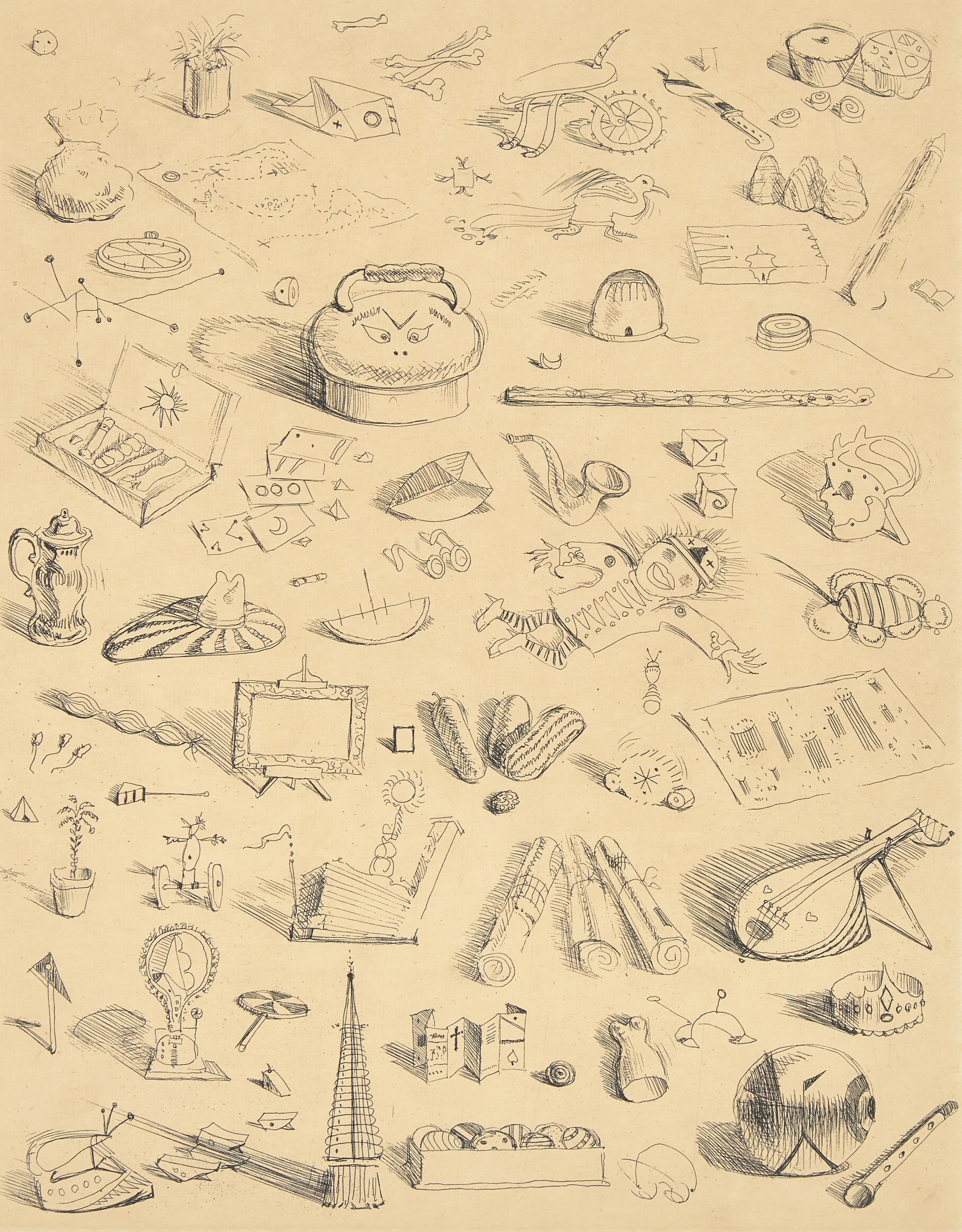 Wayne Thiebaud (American, 1920-2021) — Souvenirs Of Cities , 1999