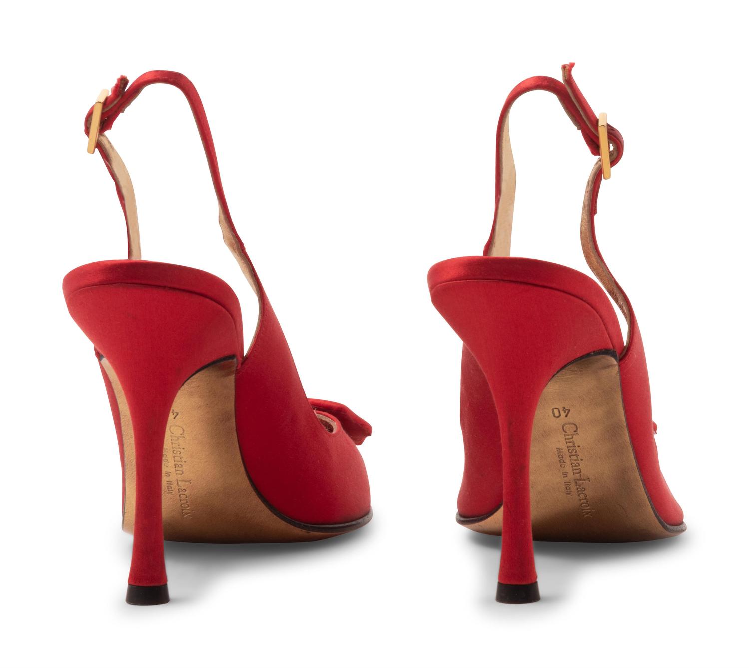 Nine Pairs of Shoes Including Three Lacroix and One Dior, 1980-2000s