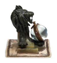 A Waltham 8-Day Paperweight Clock
