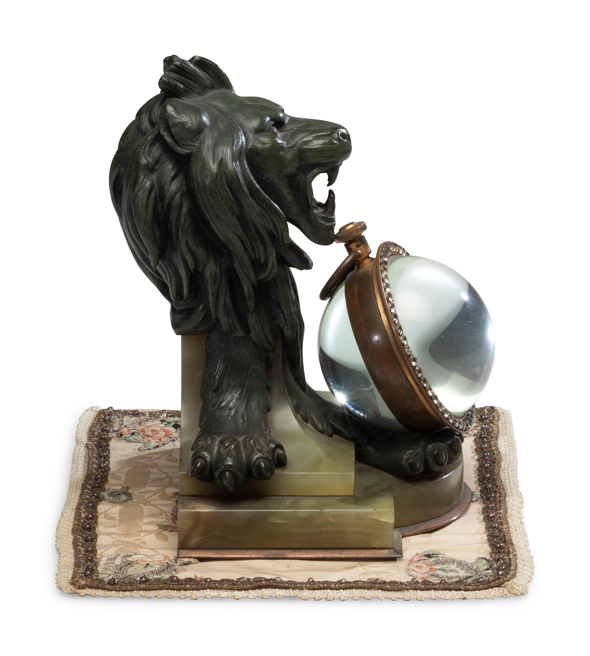 A Waltham 8-Day Paperweight Clock