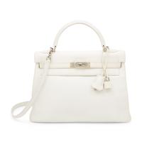 Hermès, Kelly Retourne 32 in White Clemence, 2004