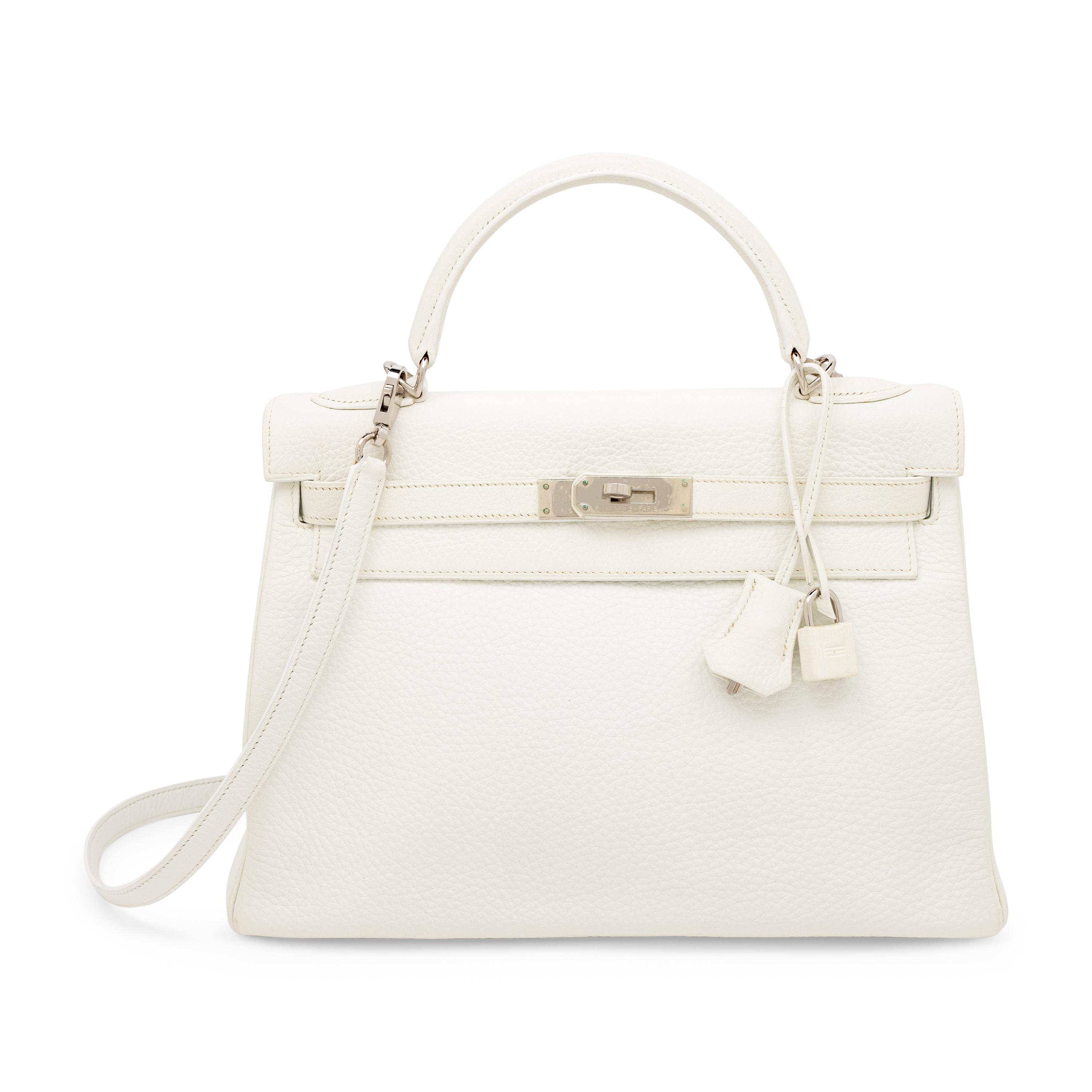 Hermès, Kelly Retourne 32 in White Clemence, 2004