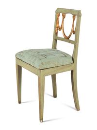 An Italian Painted and Parcel-Gilt Side Chair