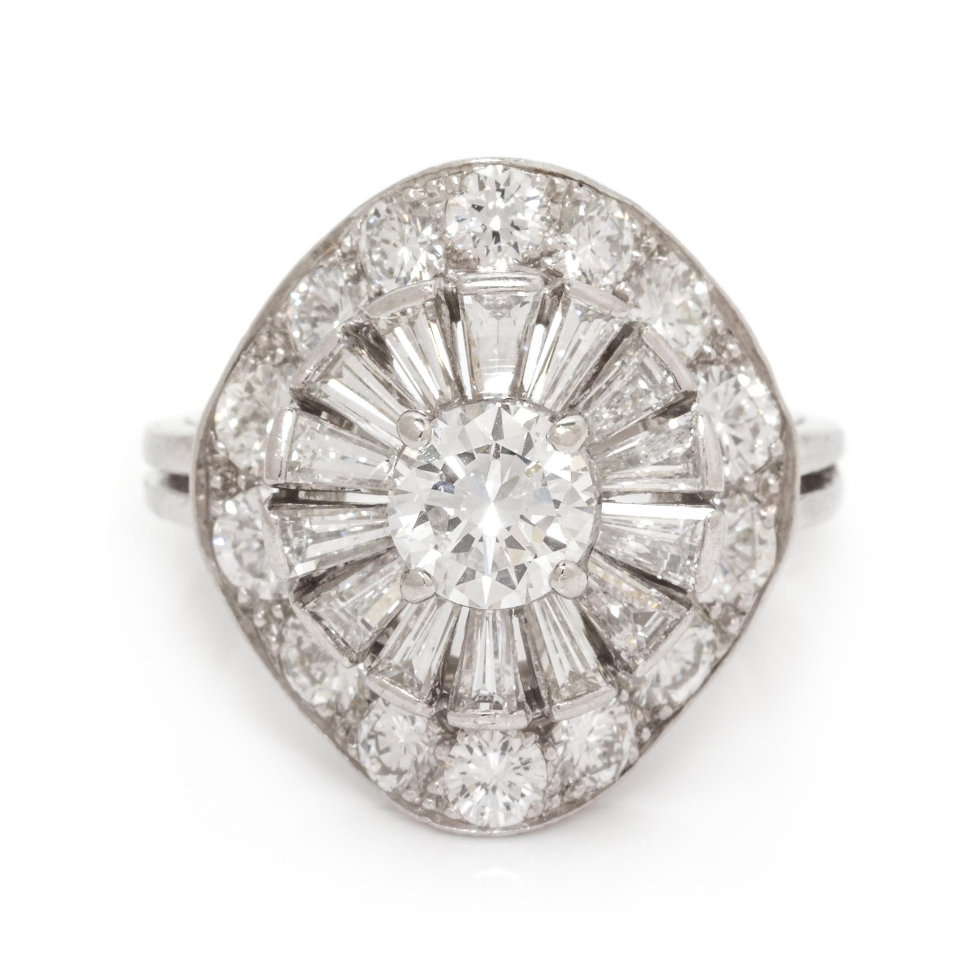 A Platinum and Diamond Ring, Oscar Heyman Brothers, 4.90 dwts.