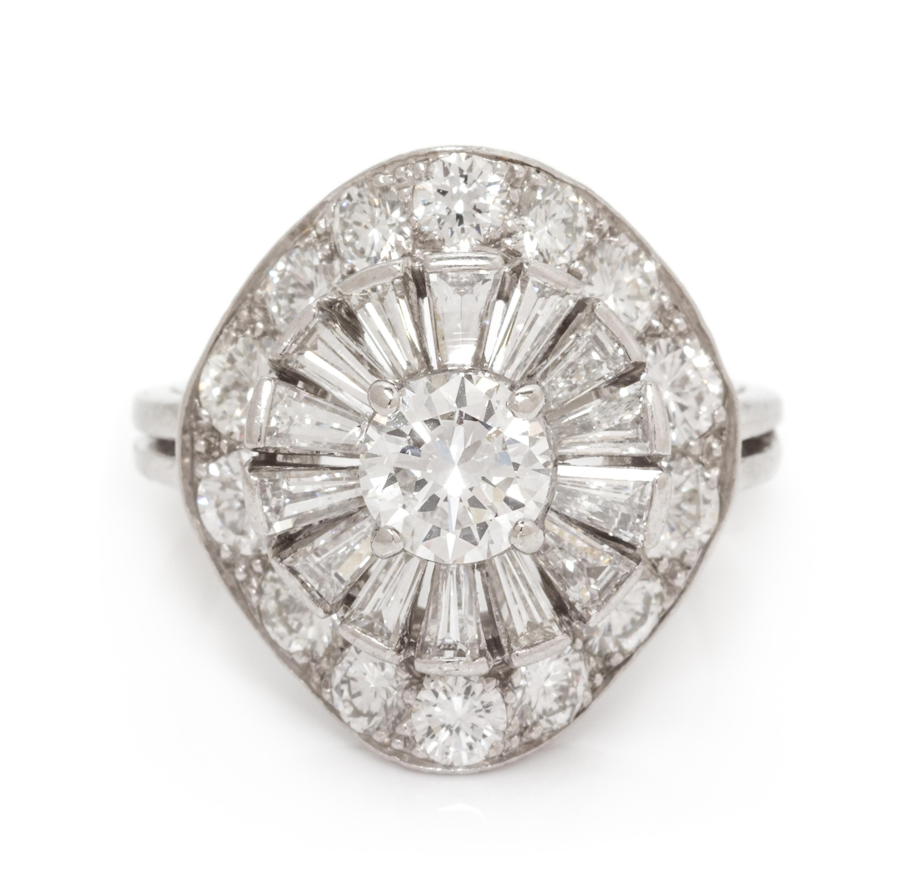 A Platinum and Diamond Ring, Oscar Heyman Brothers, 4.90 dwts.