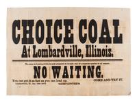 [ADVERTISING]. A group of 19th-century broadsides, handbills, and other advertising-elated ephemera.