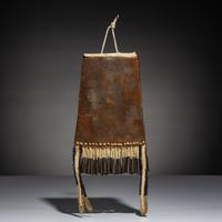 Apache Beaded Hide Strike-a-Light Bag