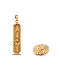 COLLECTION OF YELLOW GOLD JEWELRY