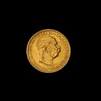 An Austrian 1912-Dated 10 Corona Gold Coin