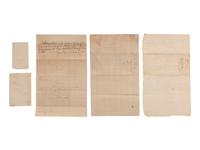 [African-Americana] [Abolition] Clinton, De Witt. Group of 3 Partially-Printed Manumission Documents