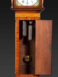 A Federal Inlaid Mahogany Tall Case Clock
