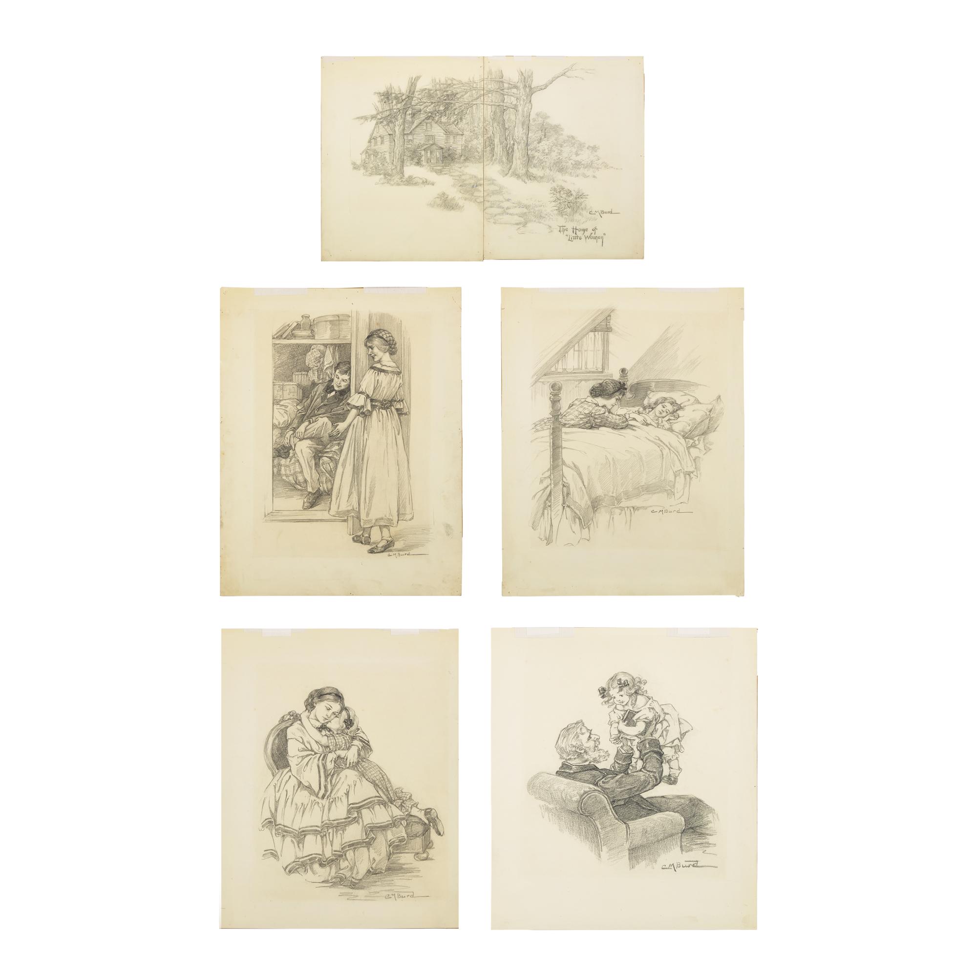 Little Women, The Home of "Little Women," 1926 ; Together with Four Other Works (Five Works Total)