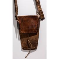 Navajo Bandolier Bag, with Silver Buttons