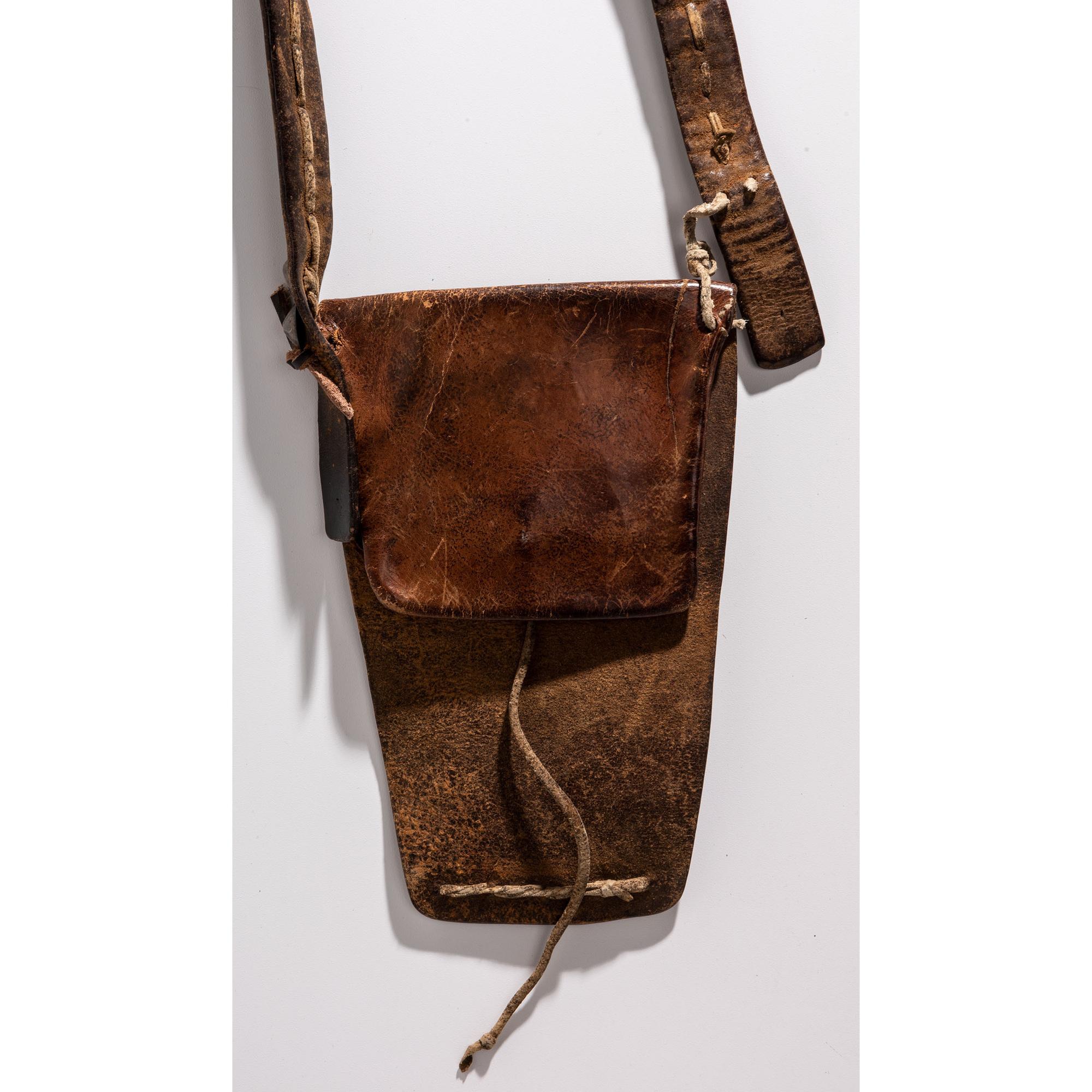 Navajo Bandolier Bag, with Silver Buttons