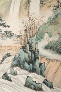 Two Chinese Ink and Color Paintings