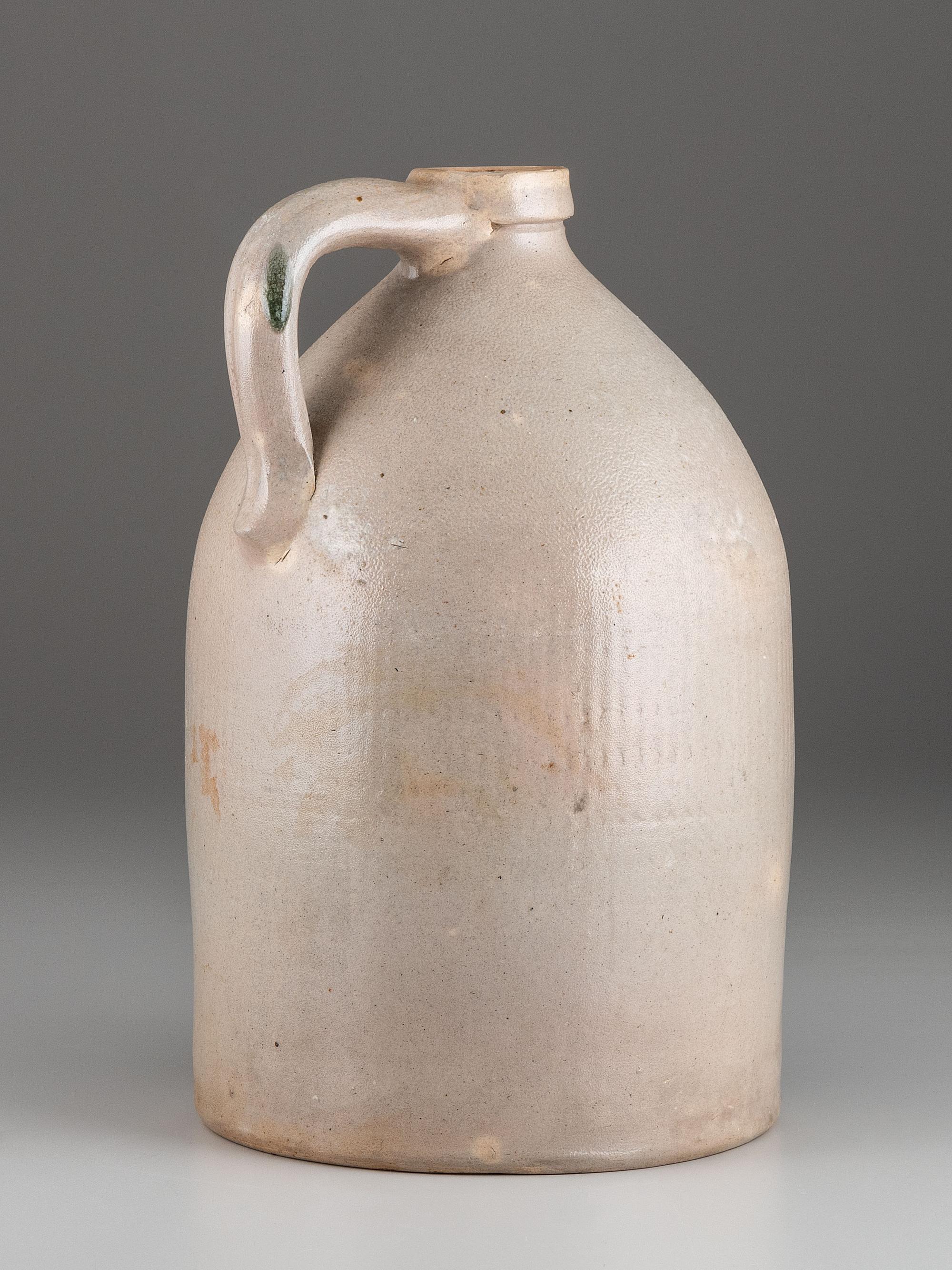 An E. and L.P. Norton Cobalt Decorated Three-Gallon Stoneware Jug