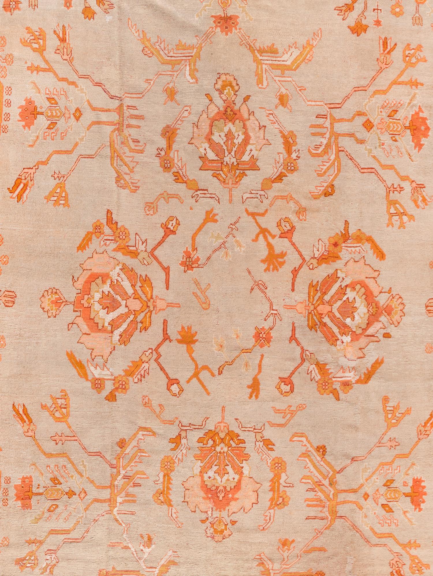 An Oushak Wool Rug