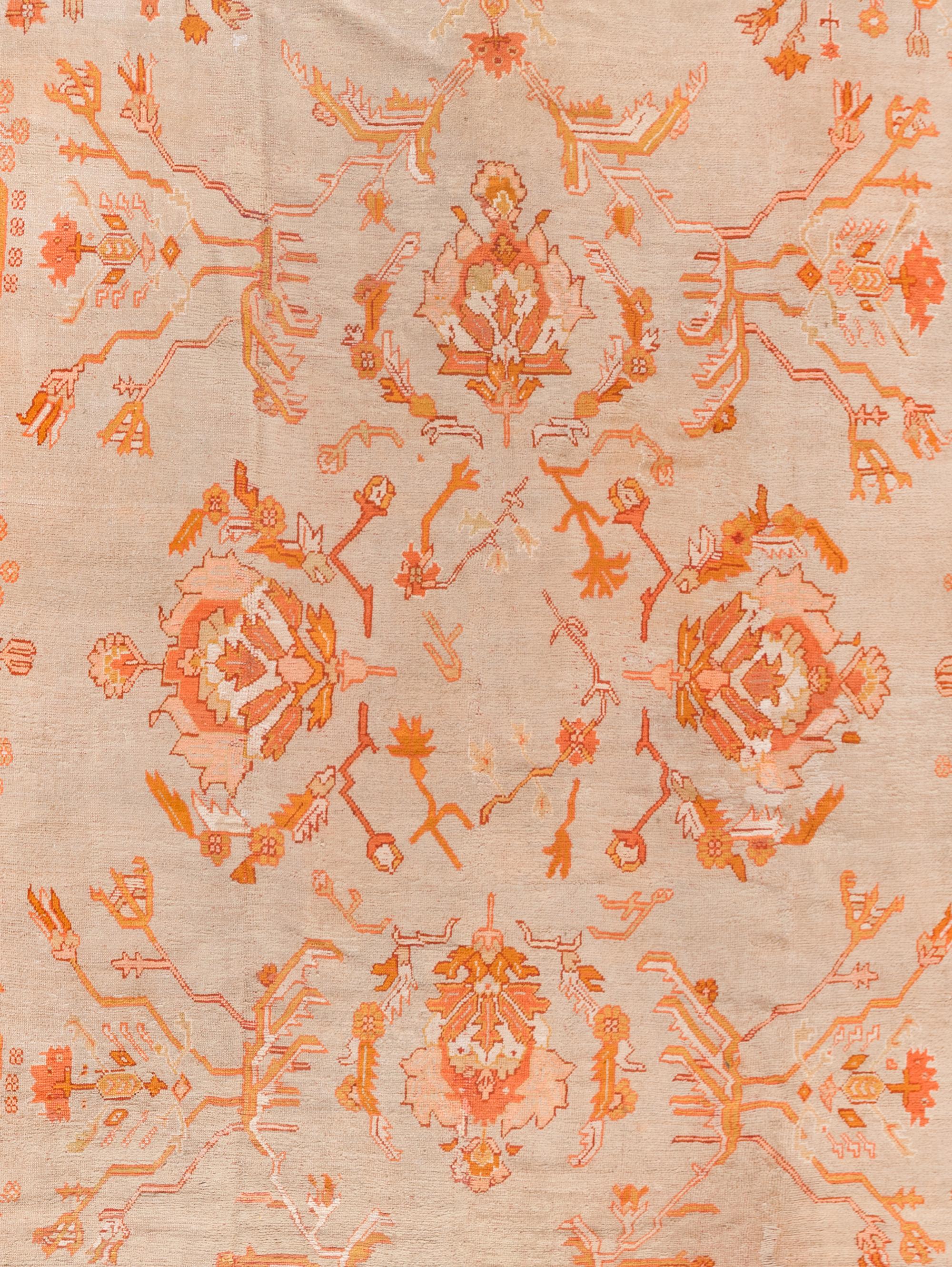 An Oushak Wool Rug