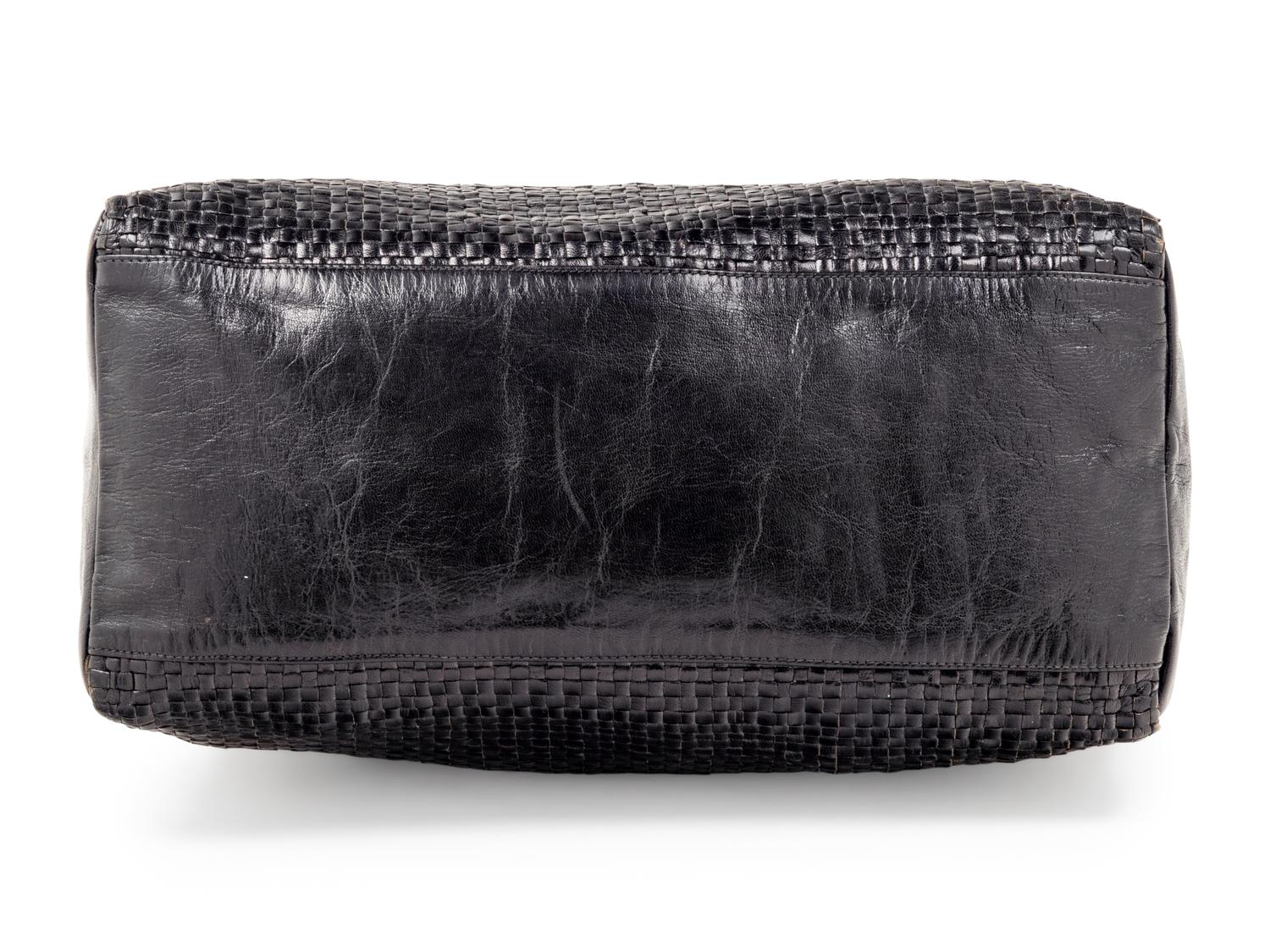 Fendi Woven Leather Bag, 1960s-1970s