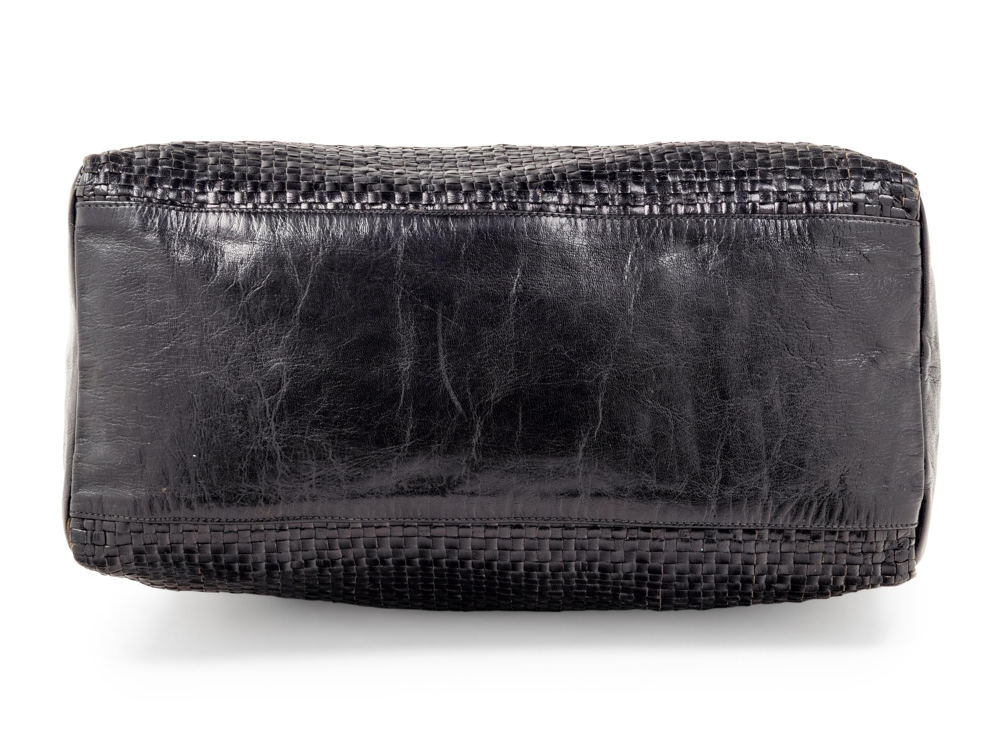 Fendi Woven Leather Bag, 1960s-1970s