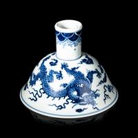 A Blue and White Porcelain Stem Bowl