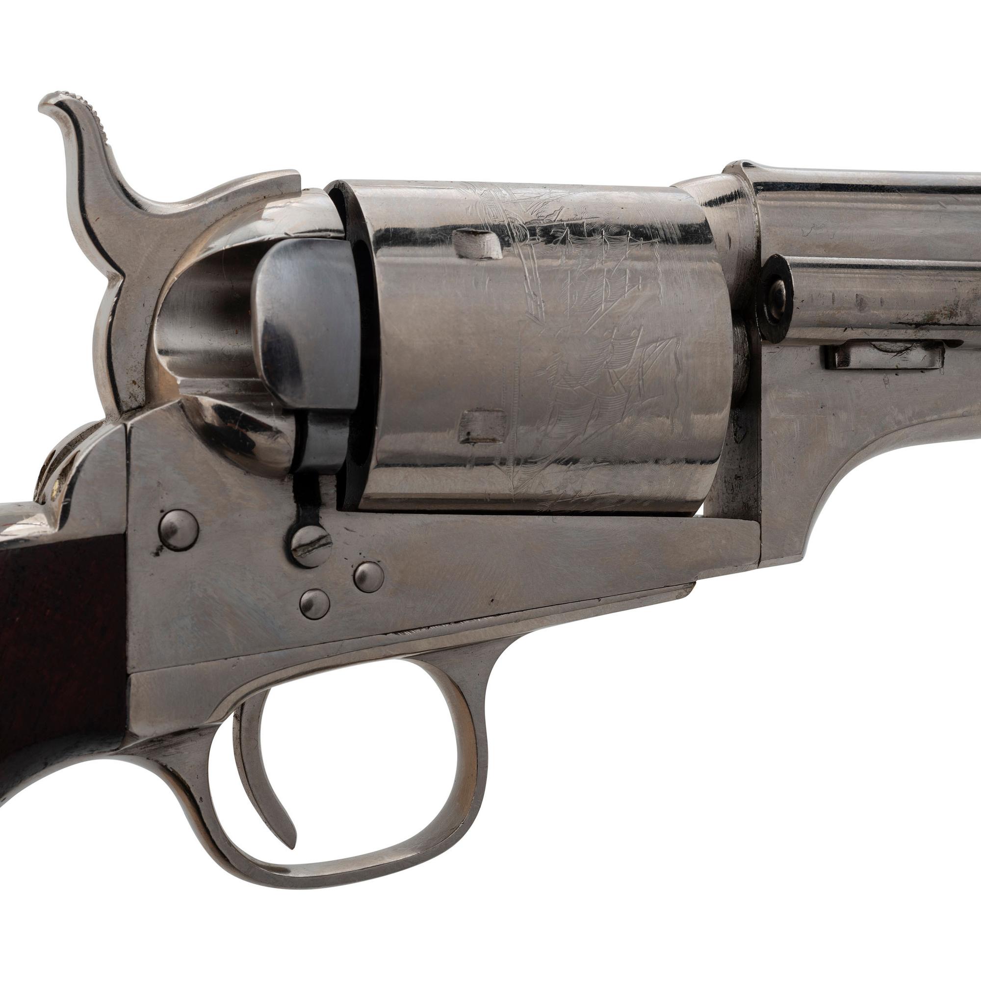 Restored Colt Model 1871-72 Open Top Revolver