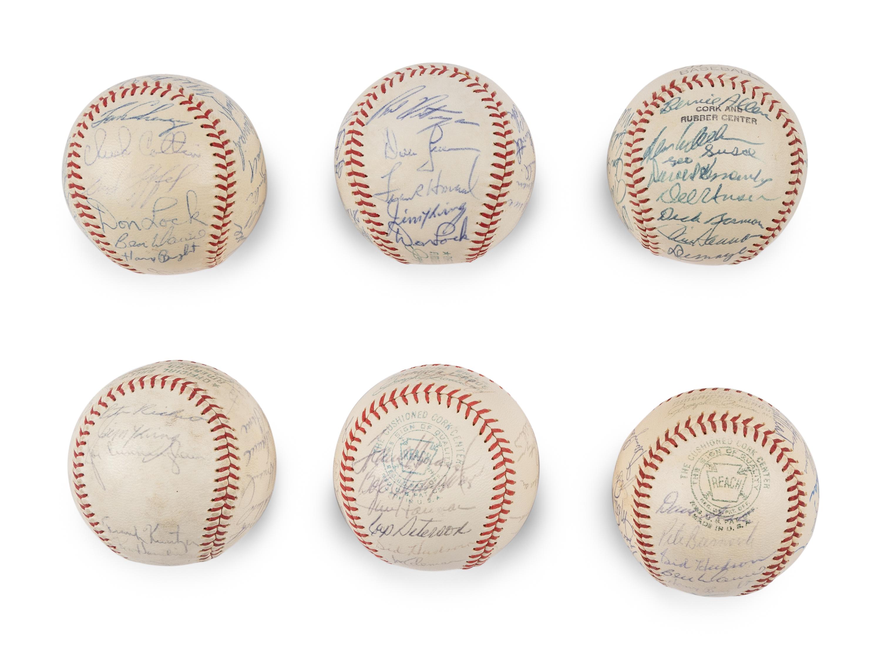 A Group of Assorted 1960s Washington Senators Team Signed Autograph Baseballs