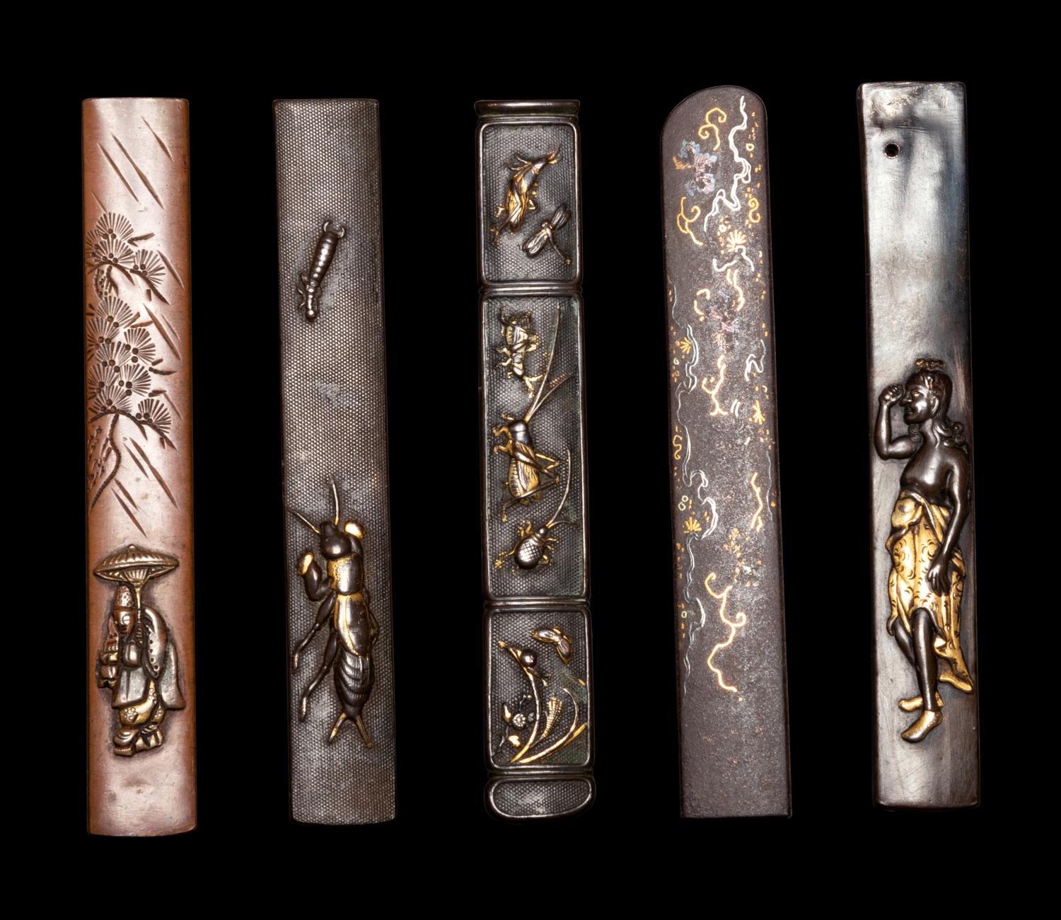 Five Mixed Metal Kozuka
