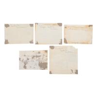 [SOUTHWEST - EARLY PHOTOGRAPHY]. A group of cyanotypes, albumens, and silver gelatin photographs taken in Arizona, New Mexico, Texas, and Mexico, comprising: