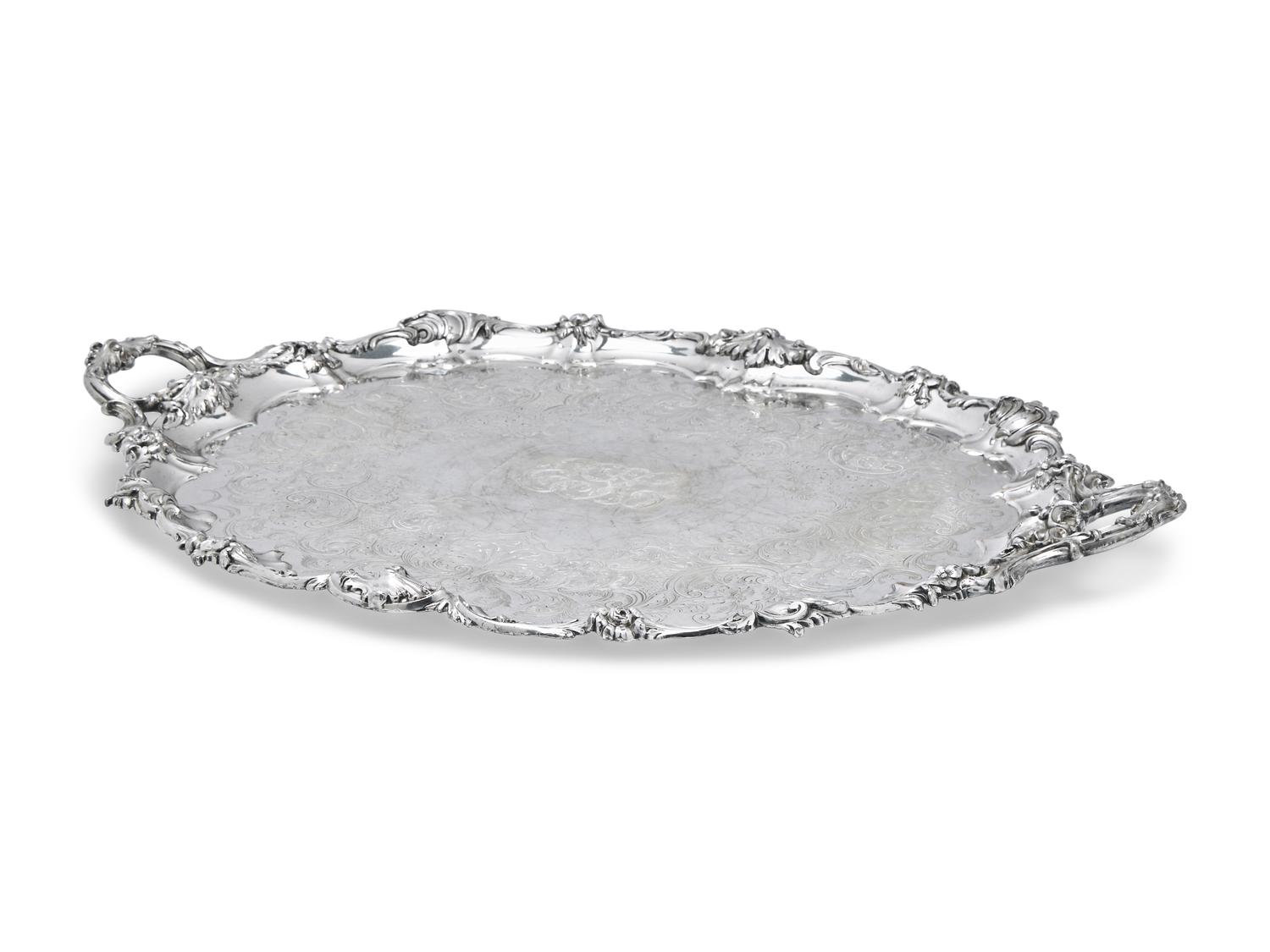 A Silverplated Tray