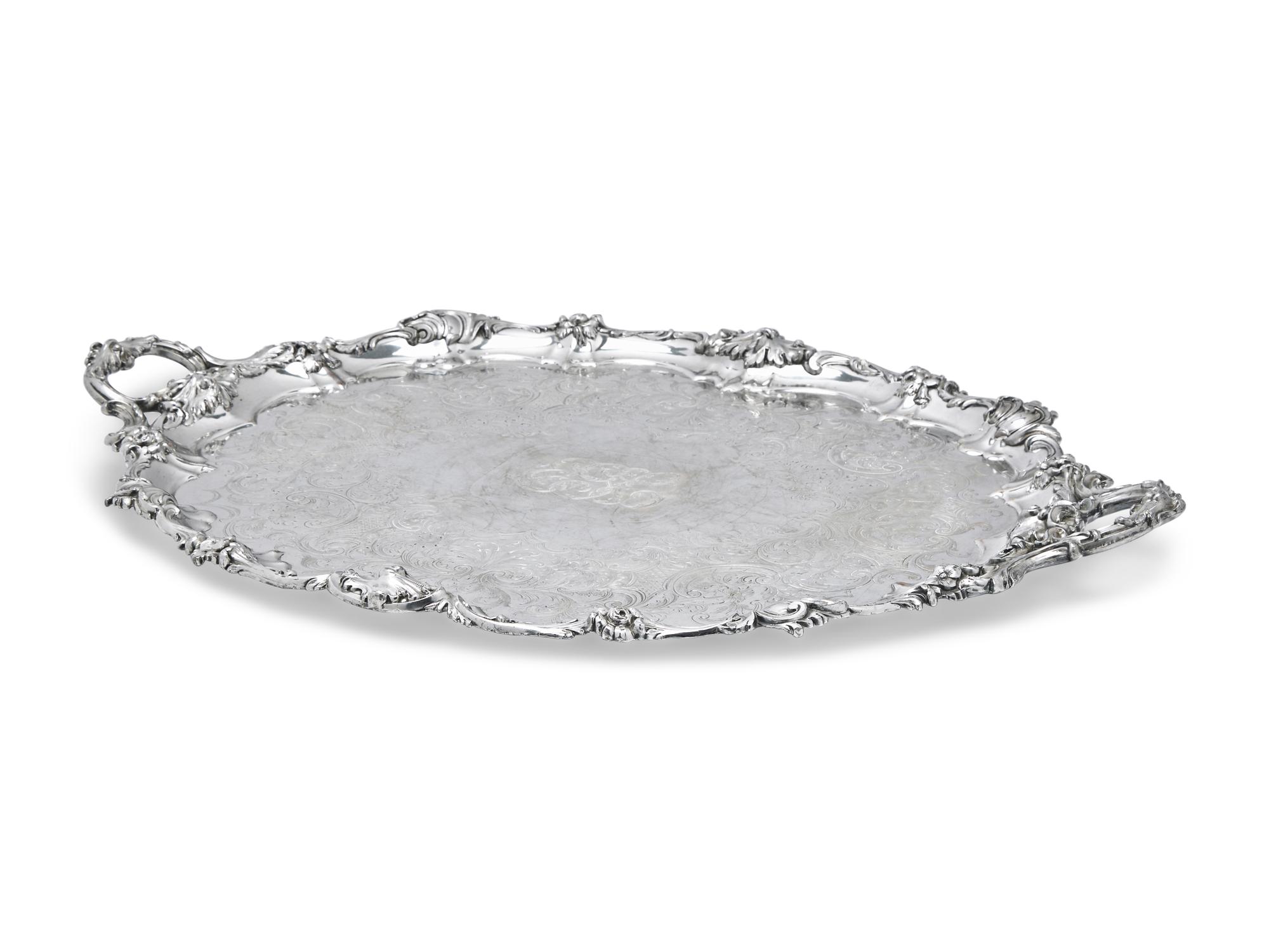A Silverplated Tray
