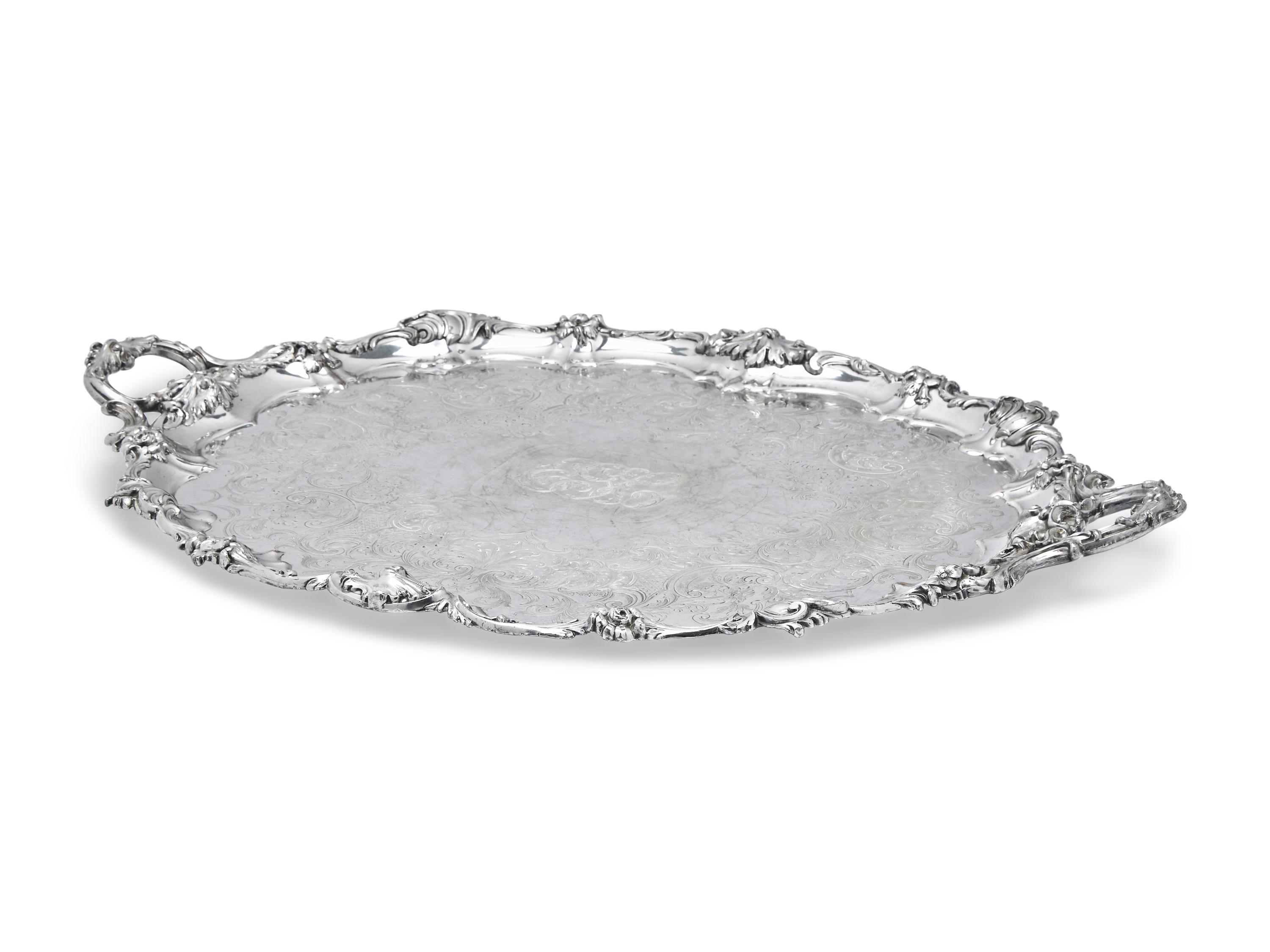 A Silverplated Tray