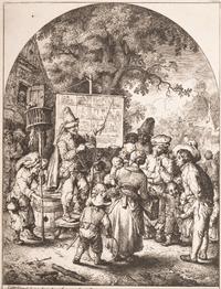 A group of seven European prints