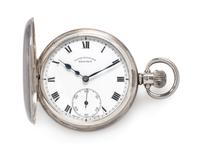 Bravingtons Renown, Sterling Silver Demi-Hunter Case Pocket Watch