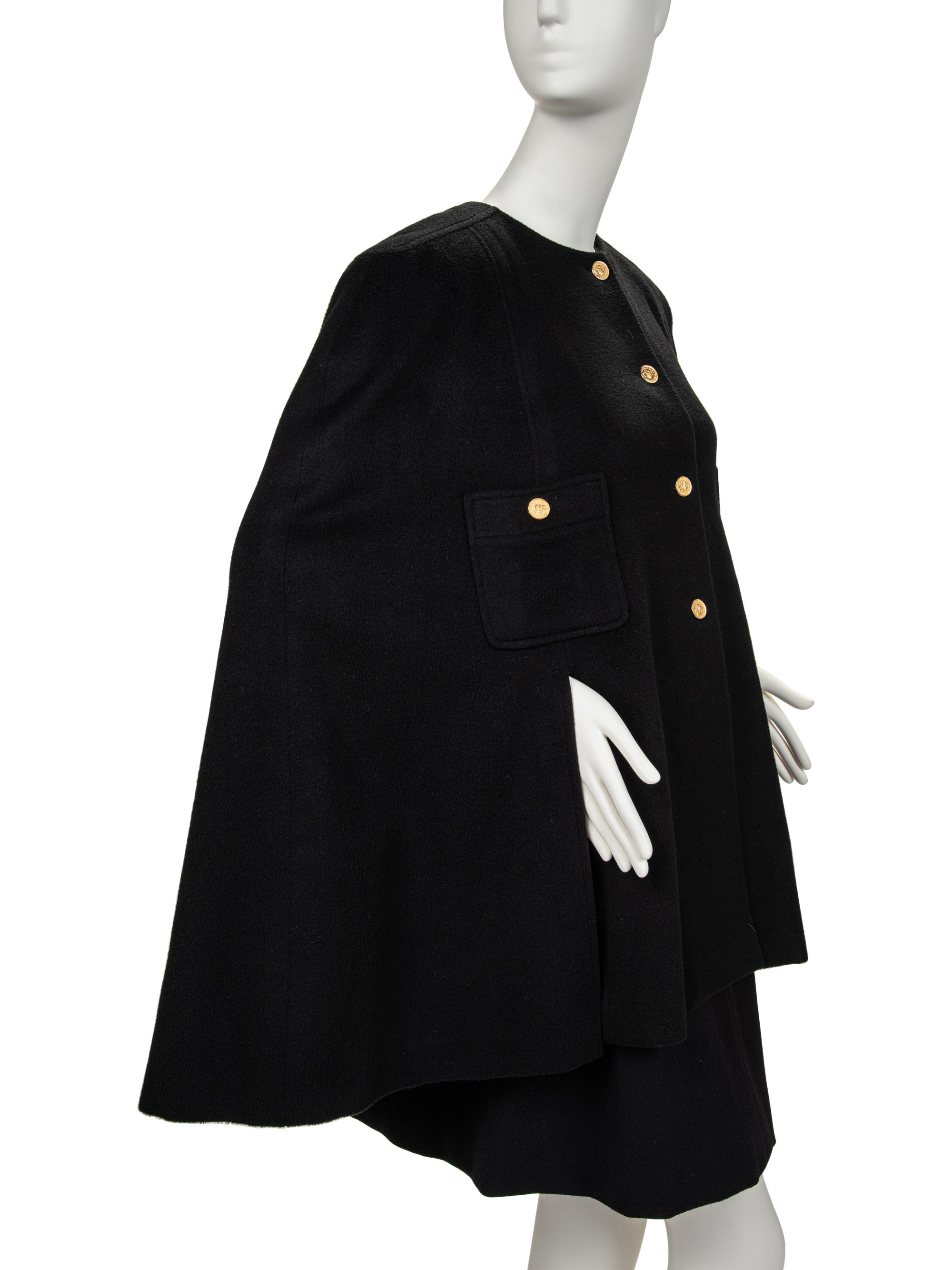 Chanel Cashmere Cape, 1980-90s