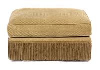 An Upholstered Ottoman Height 16 x width 32 x depth 19 inches.