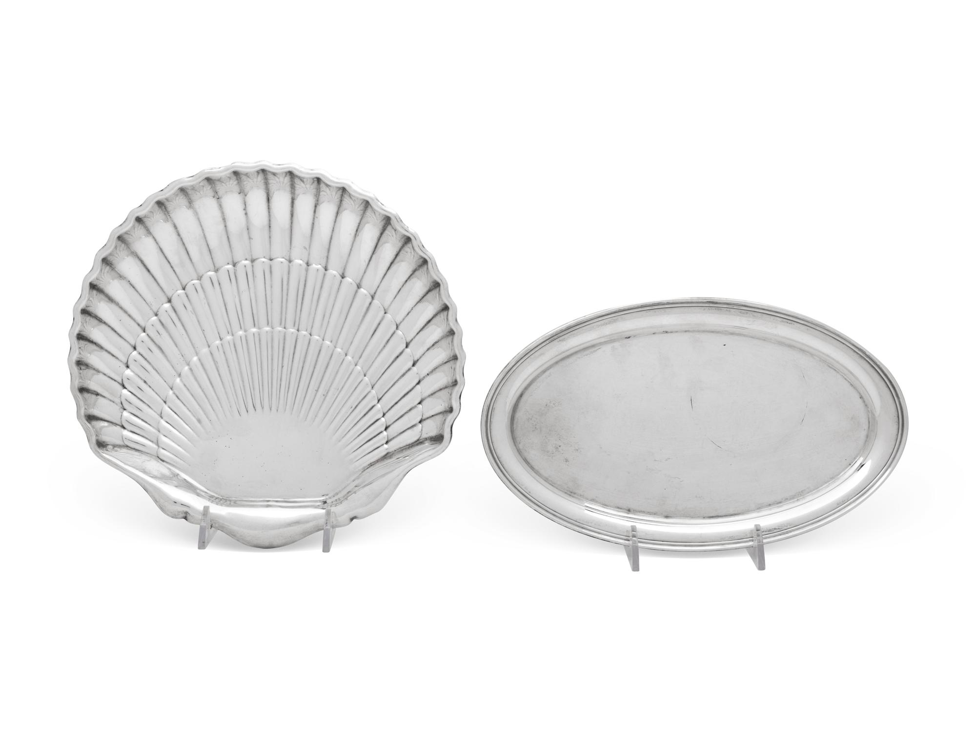 Two American Silver Dishes