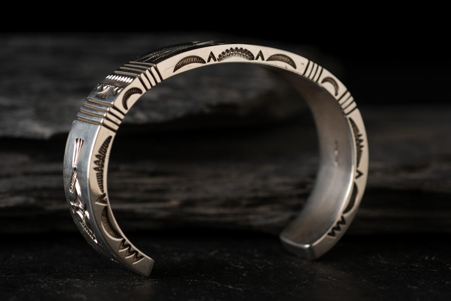 Heavy Sterling Silver Men's Cuff Bracelet